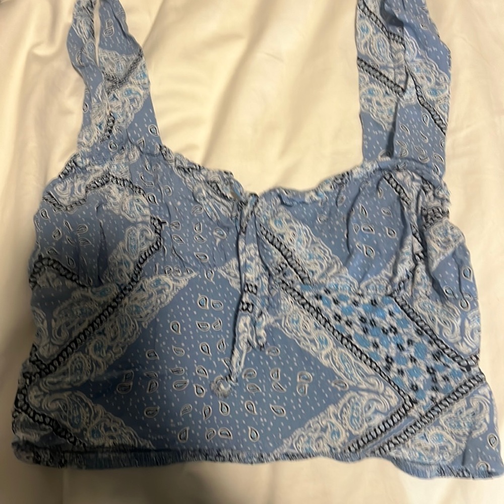 Bandanna crop top